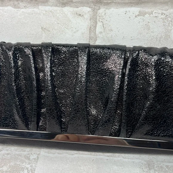 Jessica McClintock Black Evening Clutch - Picture 2 of 11